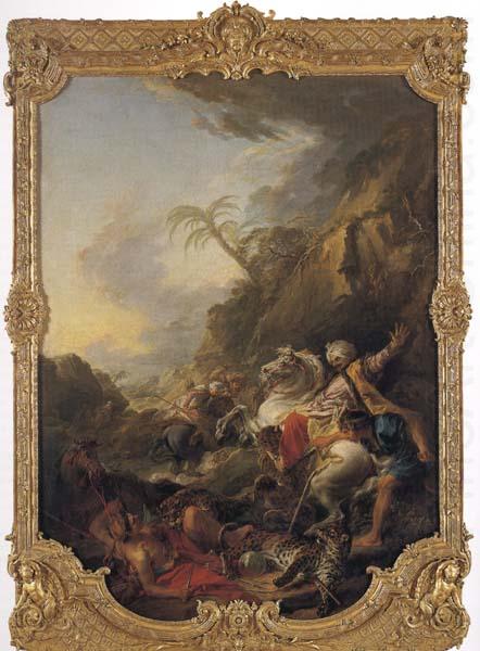 Francois Boucher The Leopard Hunt china oil painting image